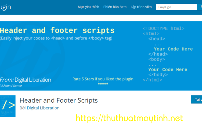 11 Plugin cần thiết cho WordPress 11 Plugin hỗ trợ chèn code
