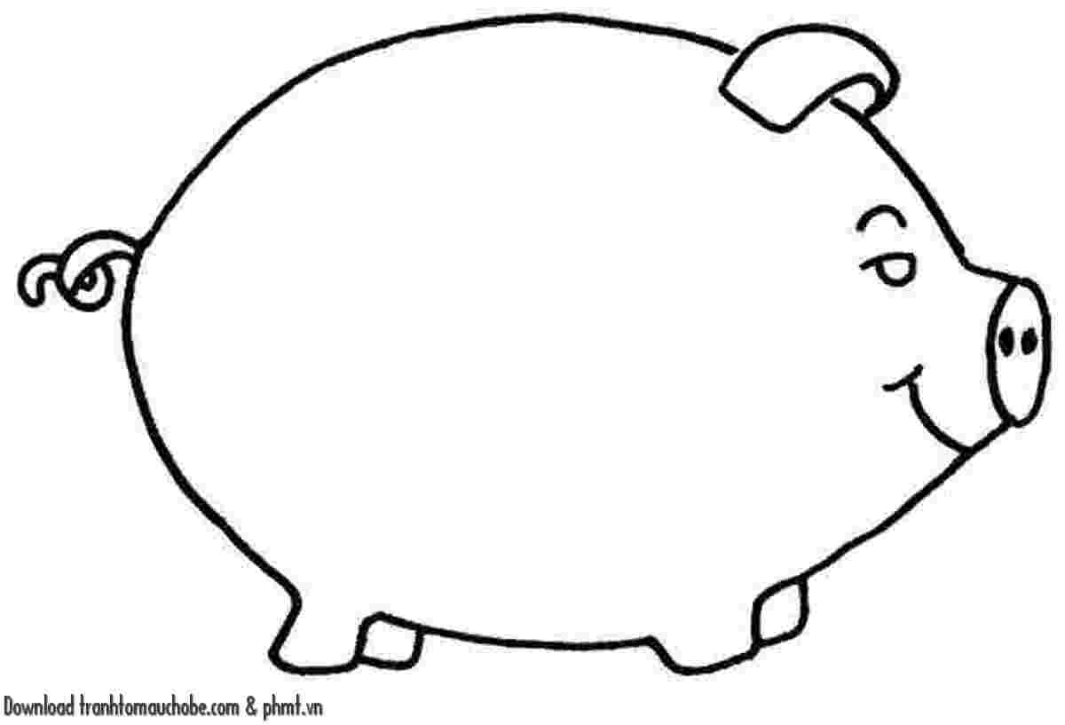 tranh to mau con heo ngo nghinh va de thuong 59 1