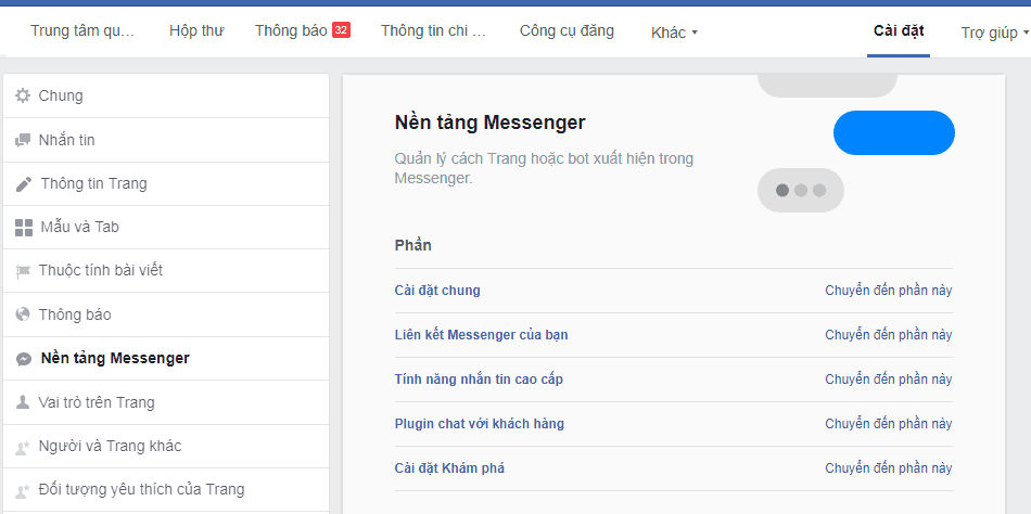 Tích hợp Facebook Chat vào Website WordPress với 7 bước 1 cài đặt rồi đến nền tảng messenger